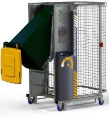DM0700-3 // Dumpmaster 700mm bin lifter for 80L-240L wheelie bins, 400V 3-ph mains