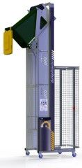 DM2400-B // Dumpmaster 2400mm bin lifter for 80L-240L wheelie bins, 24V/20Ah battery