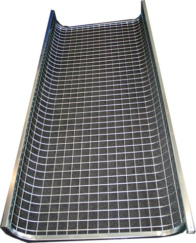 Safety Door, right-hung, 25x25 mesh, complete with bungs (DM Series)