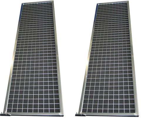 Side Guard Panel, handed pair, 25x25x2.5mm mesh, complete with bungs (DM)