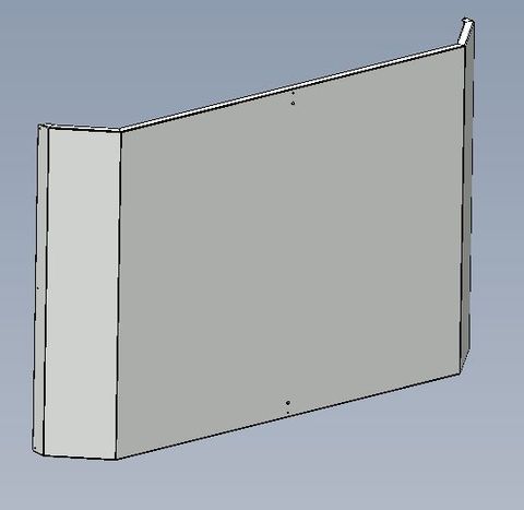 Brace panel for 660 & 1100 MDs 1.2mm PGI