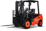 CPCD25T8-S4S-4800 // 2.5t diesel yard forklift with Mitsubishi S4S engine and 4.8m container mast