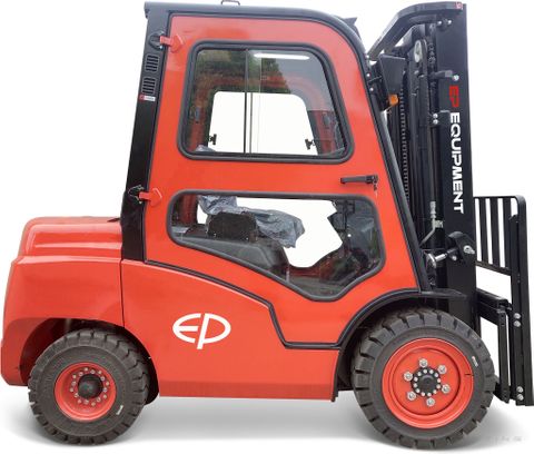 CPCD20T8-S4S-4800 // 2.0t diesel yard forklift with Mitsubishi S4S engine and 4.8m container mast