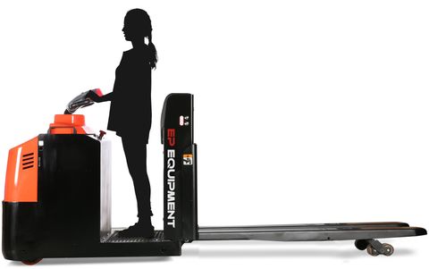 EPT20-RAP-N2 // PRO 2.0t ride-on pallet truck for low-level order picking & transport