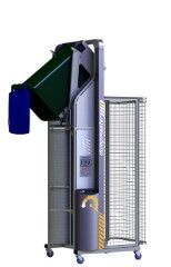 DM2100-3 // Dumpmaster 2100mm bin lifter for 80L-240L wheelie bins, 400V 3-ph mains