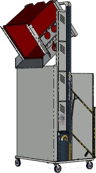 MD2700N-3 // MegaDumper 2700mm bin lifter for ~1200x1200mm bulk bins, 400V 3-ph mains