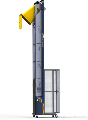 DM4500-3 // Dumpmaster 4500mm bin lifter for 80L-240L wheelie bins, 400V 3-ph mains