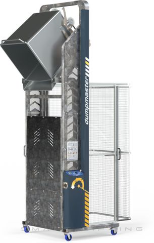 DM2100D-B // Dumpmaster 2100mm bin lifter for 200L-300L Eurobins, 24V/20Ah battery