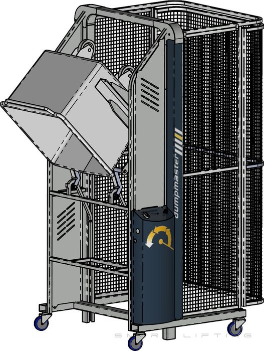 DM0700D-3 // Dumpmaster 700mm bin lifter for 200L-300L Eurobins, 400V 3-ph mains