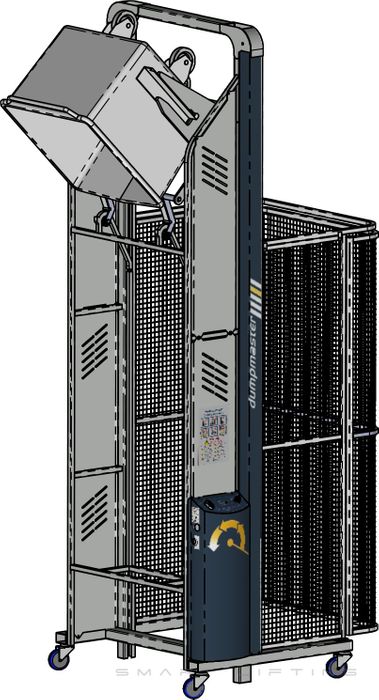 DM2100D-3 // Dumpmaster 2100mm bin lifter for 200L-300L Eurobins, 400V 3-ph mains