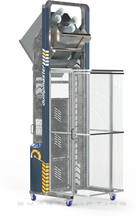 DM2100D-3 // Dumpmaster 2100mm bin lifter for 200L-300L Eurobins, 400V 3-ph mains