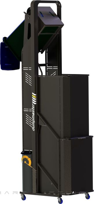 DMS2700-B // Dumpmaster SS 2700mm bin lifter for 80L-240L wheelie bins, 24V/20Ah battery