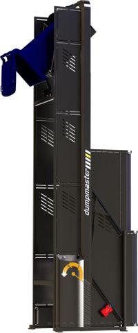 DMS3000-B // Dumpmaster SS 3000mm bin lifter for 80L-240L wheelie bins, 24V/20Ah battery