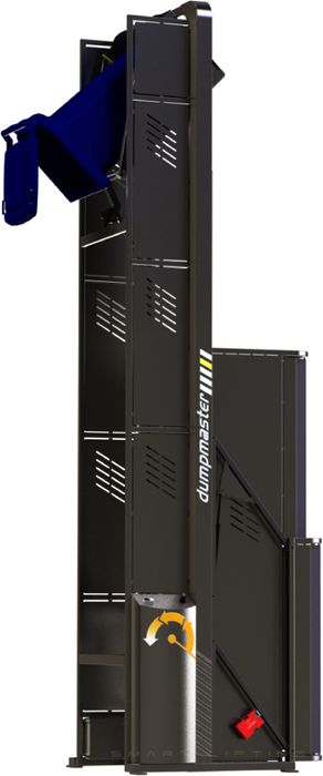 DMS3000-B // Dumpmaster SS 3000mm bin lifter for 80L-240L wheelie bins, 24V/20Ah battery