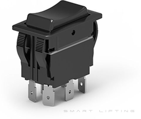 Rocker Switch, 3-position, stay-put (QS)