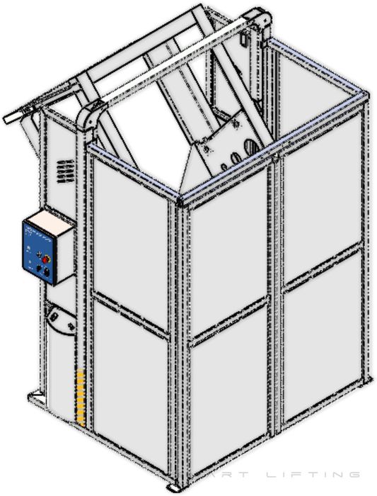 MDS0900-1 // MegaDumper SS 900mm bin lifter for 80L-1100L wheelie bins, 230V 1-ph mains