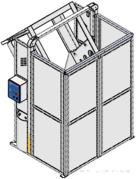MDS0900-3 // MegaDumper SS 900mm bin lifter for 80L-1100L wheelie bins, 400V 3-ph mains