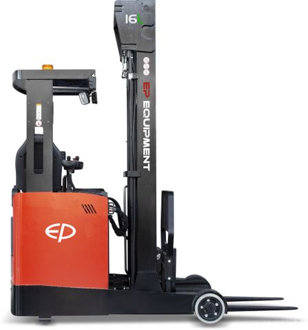 CQD16L-4000 // PRO 1.6t seated reach truck with 17.3kWh LFP battery and 4.0m triplex moving mast