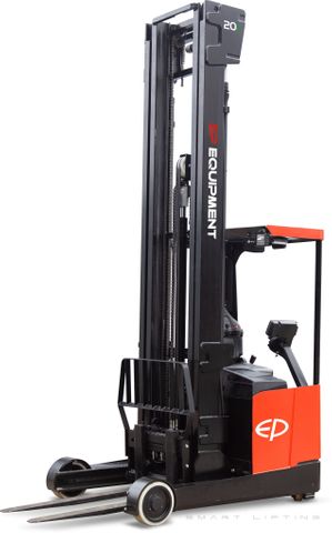 CQD20L-4000 // PRO 2.0t seated reach truck with 17.3kWh LFP battery and 4.0m triplex moving mast