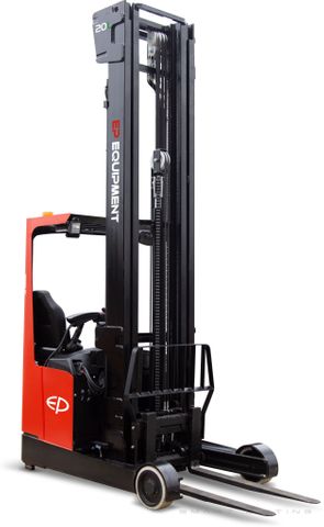 CQD20L-7500 // PRO 2.0t seated reach truck with 17.3kWh LFP battery and 7.5m triplex moving mast