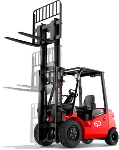 EFL303Z-4500 // MID 3.0t yard forklift with 32.8kWh LFP battery and 4.5m triplex mast