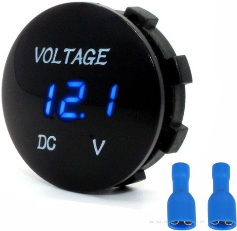 Voltmeter, 24VDC battery monitor with LED display (MT/DM/MD:2017)