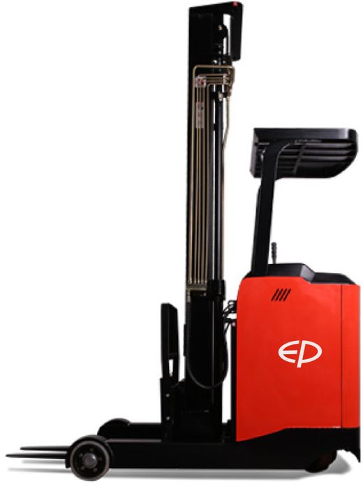 CQD15SL-5000 // PRO 1.5t moving-mast reach truck with 17kWh LFP battery and 5.0m triplex mast