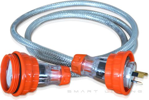 Extension Lead, 5m long, 1-ph 10A 3-core 1.5mm braided, 56P310-56CSC310