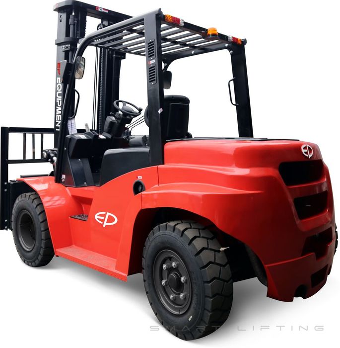 CPCD50T8-4500 // Diesel 5.0t yard forklift with Isuzu 6BG1 engine and 4.5m triplex mast