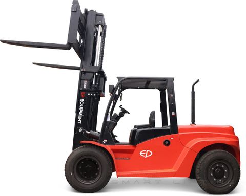 CPCD80T8-4500 // Diesel 8.0t yard forklift with Isuzu 6BG1 engine and 4.5m triplex mast