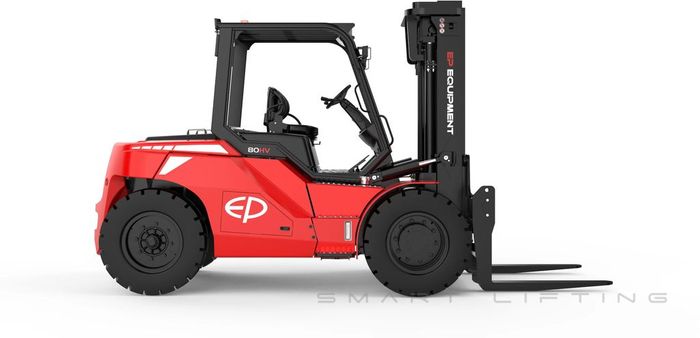 EFL803-HV6-4500 // 309V 8.0t yard forklift with PMSM motor, 94kWh LFP battery and 4.5m triplex mast