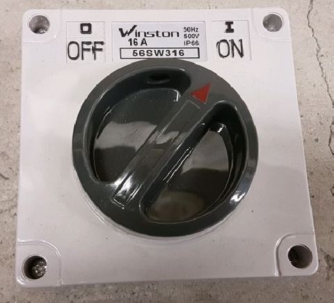 Isolator Switch, 16A/20A, AC/DC universal (DM/MD/HF)