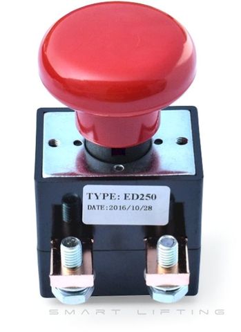 E-Stop, 250A contacts, 58mm head, pull-to-release (MT/CW/EP series)