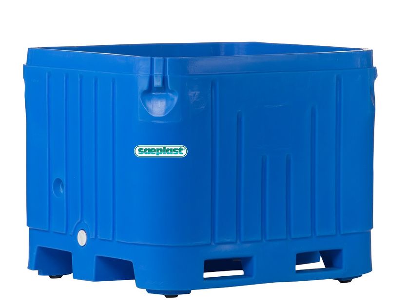 Saeplast 762L Bulk Bin, twinwall HDPE // Simpro