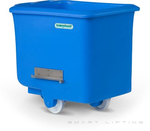 FB200I-B // Flurobin 200L Blue, insulated PE, flat face