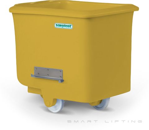 FB200I-Y // Flurobin 200L Yellow, insulated PE, flat face