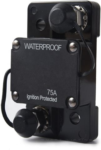 Circuit Breaker, 75A, auto-resetting (MT/DM/MD-B)