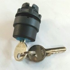 Key-Switch Head, 2-position, stay-put, plastic