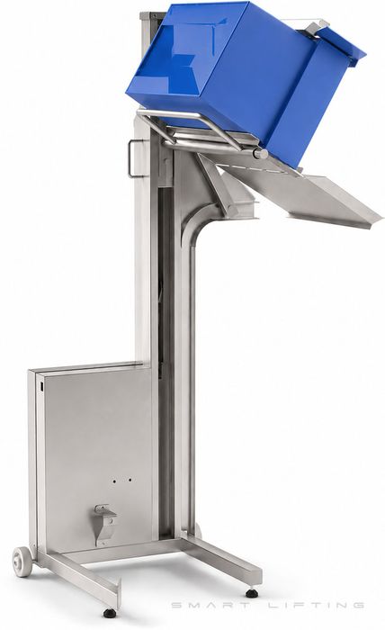 Microtipper SS - The compact electric bin tipper