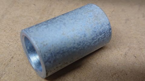 Steel Bush, 22x35mm long, 16mm bore, hardened steel (MD<2023)