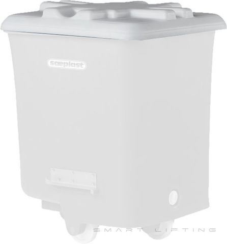 FBLID-WL // Flurobin Lid, white PE, loose-fit