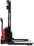 ES10-22DML-3000 // SME 1.0t straddle stacker with 3.0m lift and 1.9kWh LFP battery