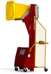 MT1600-B // Multi-Tip 1600mm bin lifter for 60-240L wheelie bins, 24V/20Ah battery