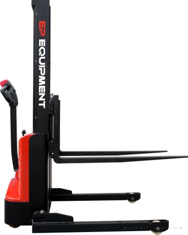 ES10-22MML-1600 // SME 1.0t walkie stacker with 1.6m monomast, 2.0kWh LFP battery and straddle legs