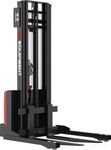 ESD122-3600 // BASE 1.2t straddle stacker with 2.0kWh GEL battery and 3.6m duplex mast