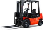 EFL252-4800 // BASE 2.5t yard forklift with 16.4kWh LFP battery and 4.8m triplex container mast