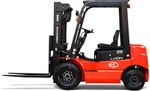 EFL252-4800 // BASE 2.5t yard forklift with 16.4kWh LFP battery and 4.8m triplex container mast