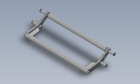 Double Roller Arm, mild steel, zinc-plated (DM2400 and above) (2990-GA34)