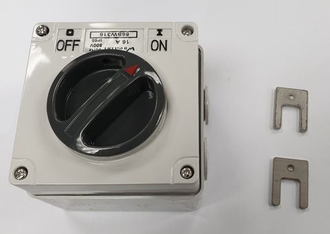 Isolator Switch, 16A/20A, AC/DC universal (DM/MD/HF spares only)