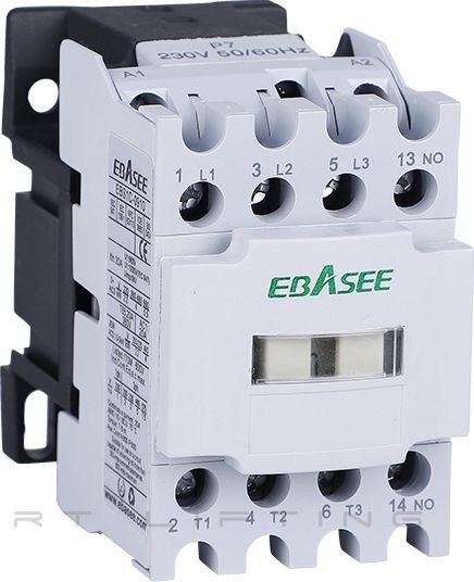 Mini Contactor, 9A 3-pole, 24VDC coil, 1x NO // Simpro